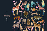 Animals vector clipart set, an Object Graphic by PatternsBlooming (Thumbnail 5 of 6)