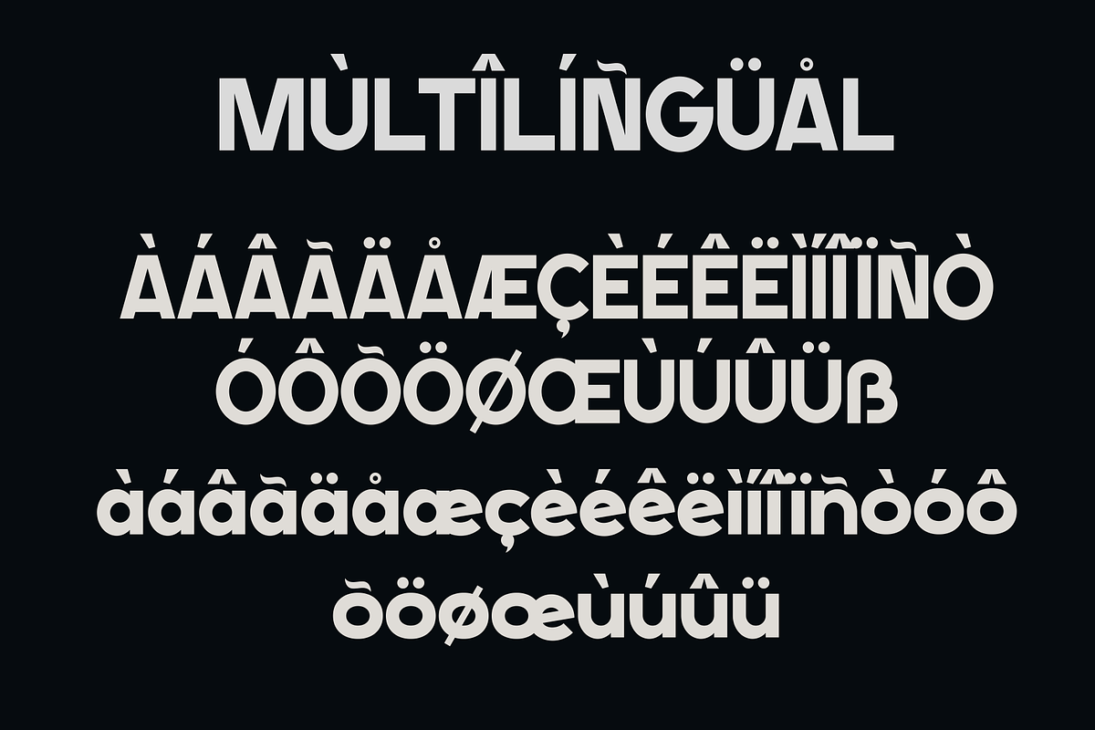 Hallos - A Modern Sans Serif Font, a Sans Serif Font by Marvadesign (Photo 7 of 7)