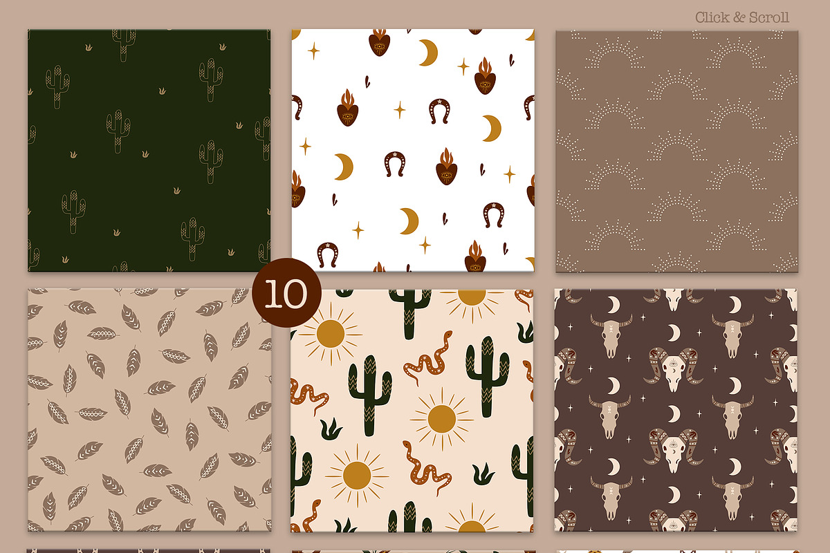 WILD WEST. Western collection, a Decorative Illustration by EasyArt (Photo 6 of 11)