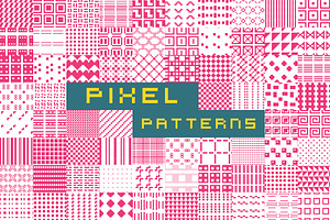 Pixel Patterns, a Symbol Font by HipFonts