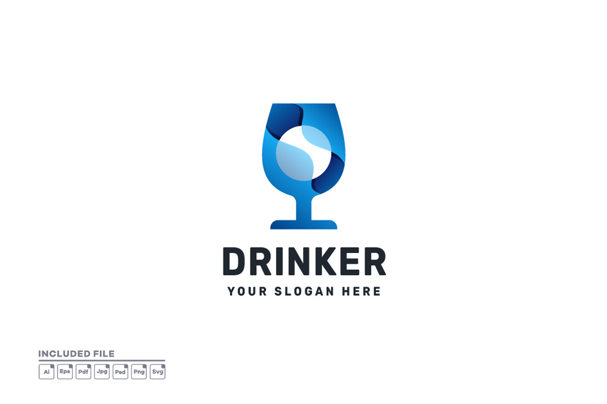 Wine Glass Logo Design Vector, a Branding & Logo Template by yuanesei