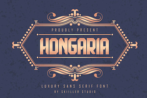 Hongaria - Luxury Sans Serif Font