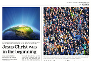 12 Page Newspaper Template InDesign, a Flyer Template by Newspaper Templates (Thumbnail 13 of 14)