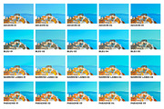 20 Mykonos Lightroom Presets & LUTs, a Preset Add-On by skybluecreative (Thumbnail 6 of 10)
