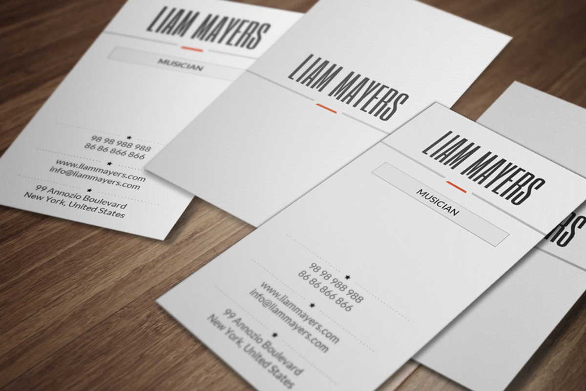 Personal Card CM170, a Business Card Template by annozio (Photo 1 of 4)