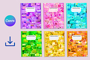 Notebook cover template, a Stationery Template by Ellis Art (Thumbnail 1 of 4)