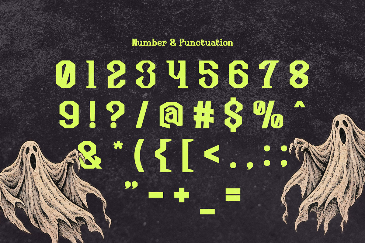 Hexoria - Halloween Display Font, a Serif Font by Flawless And Co (Photo 8 of 10)