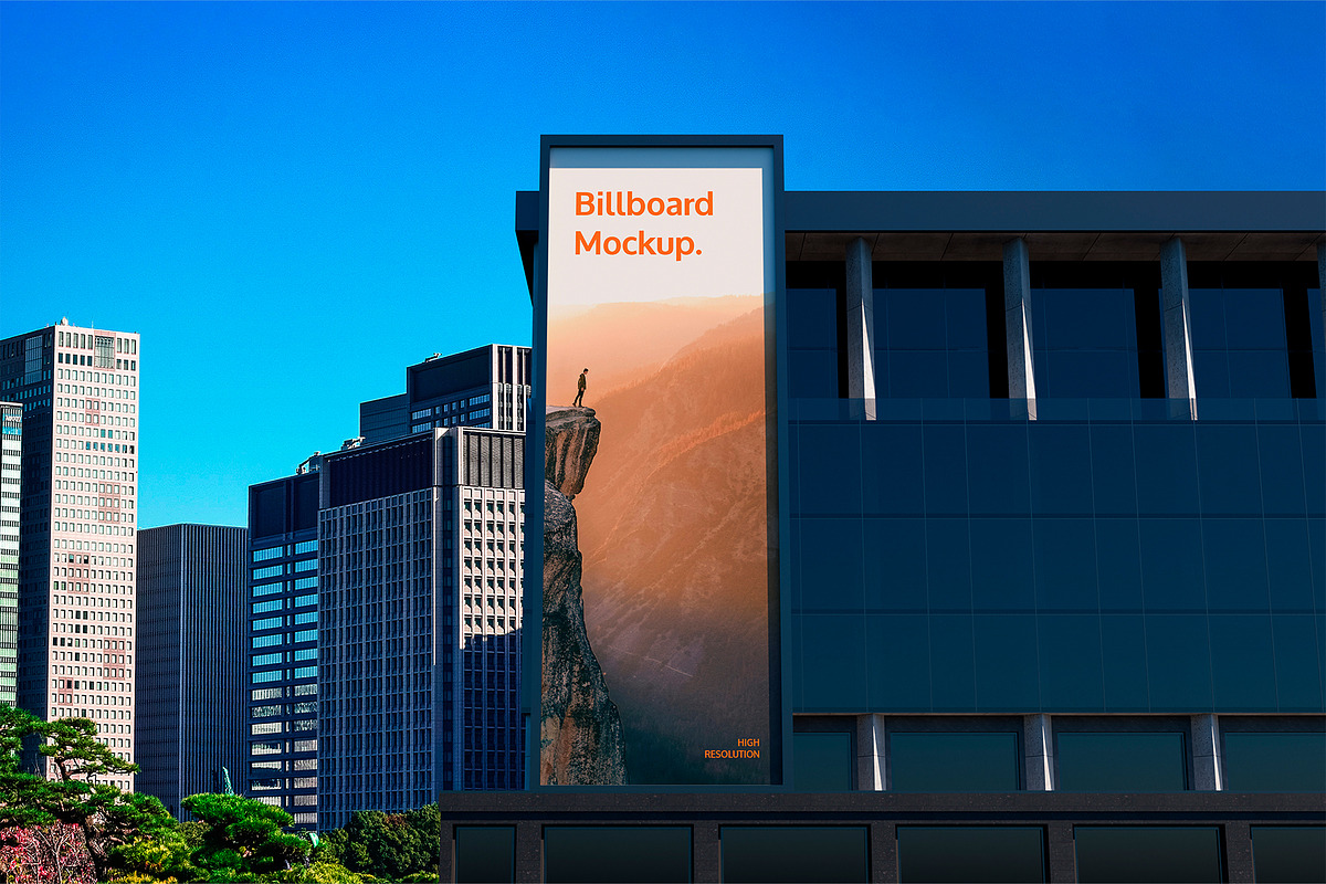 Billboard Mockup Billboard, an Advertising Mockup by Farabion Studio (Photo 2 of 4)