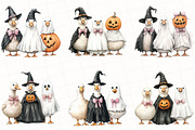 Whimsical Halloween Goose Clipart, an Illustration by OK Design (Thumbnail 5 of 5)