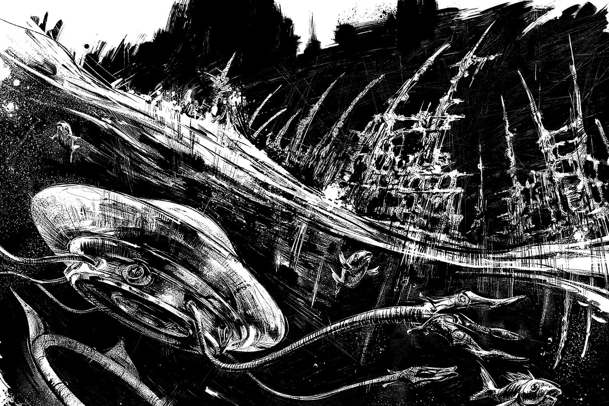 INK. 41+ Clip Studio inking brushes, a Brush Add-On by Eldar Zakirov's (Photo 16 of 17)