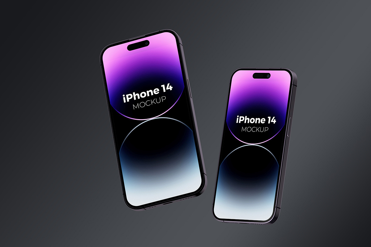 iPhone 14 Pro Mockup Set, an iPhone Mockup by AN Productions (Photo 8 of 11)