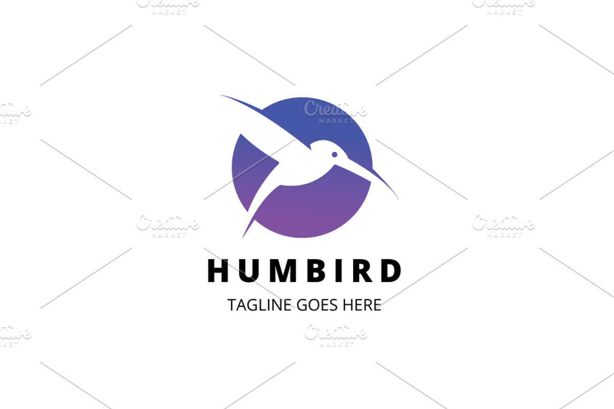 Humming bird Logo, a Branding & Logo Template by Brahmma (Photo 1 of 3)