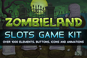 Zombie slots game KIT, an Illustration by Saranai Store (Thumbnail 1 of 11)
