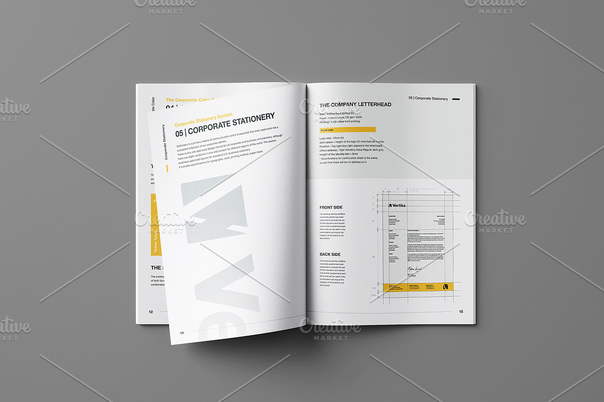 Brand Manual - REAL TEXT, a Brochure Template by Mastergfx (Photo 9 of 13)
