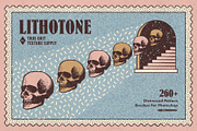 Lithotone Brushes for Photoshop