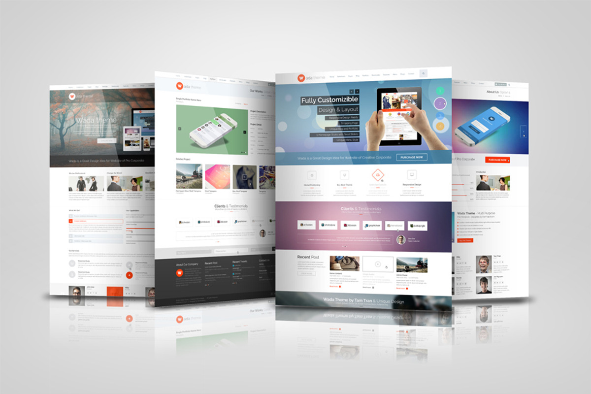 Modern Website Presentation Mockup, a Device Mockup by RgraphicsDesign (Photo 2 of 5)