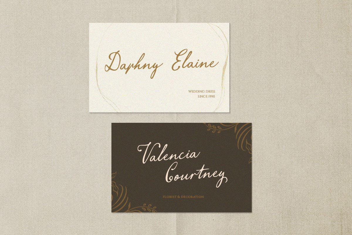 Aviola Memories - Romantic Script, a Script Font by Letterhend Studio (Photo 4 of 9)
