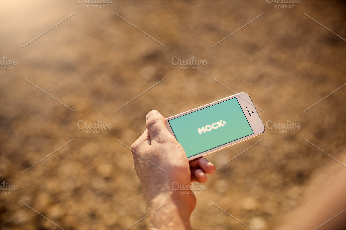 iPhone SE Mockups, an iPhone Mockup by Mockura (Photo 8 of 10)