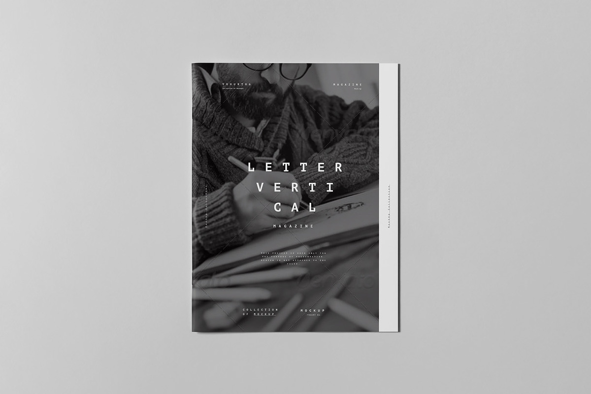US Letter Brochure Mock-up 3, a Books & Magazine Mockup by Yogurt86 (Photo 3 of 13)