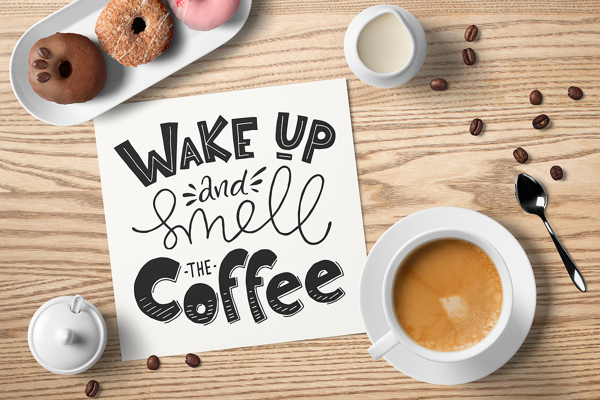 Coffee lettering posters, an Illustration by Giraffarte (Photo 2 of 7)