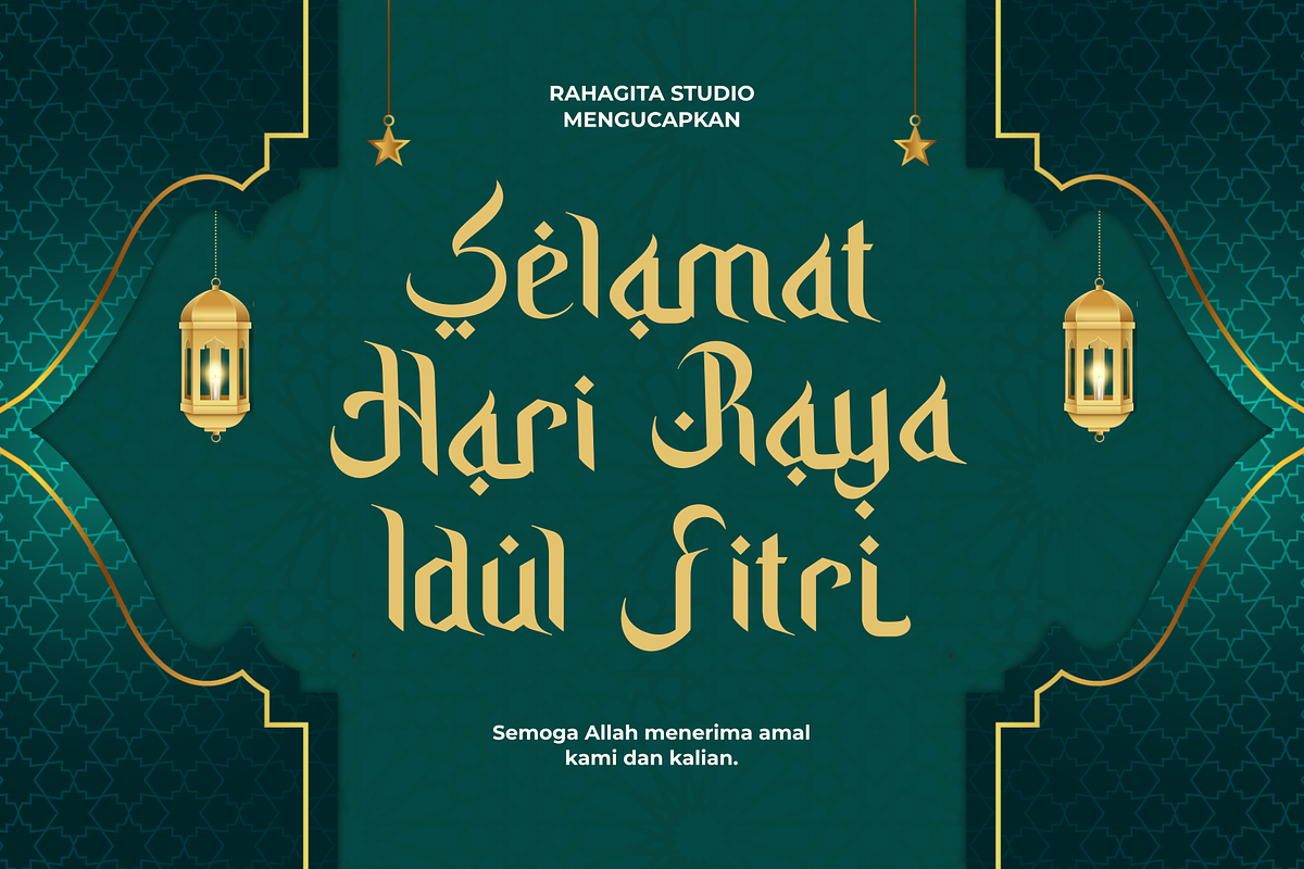 Hari Raya, a Handwritten Font by Rahagita Studio (Photo 5 of 9)