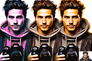 Clean Vector Cartoon FX Photoshop, an Action Add-On by Studio Retouch (Thumbnail 6 of 12)