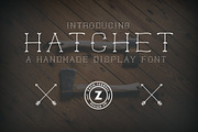Hatchet Font, a Font by Zach Terrell Design (Thumbnail 1 of 4)