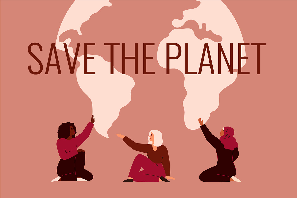Women Save the Planet, a Person Illustration by Mary Long (Photo 1 of 5)