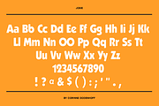Josie: A Soft Friendly Retro Font, a Sans Serif Font by Corinne Dodenhoff (Thumbnail 2 of 5)