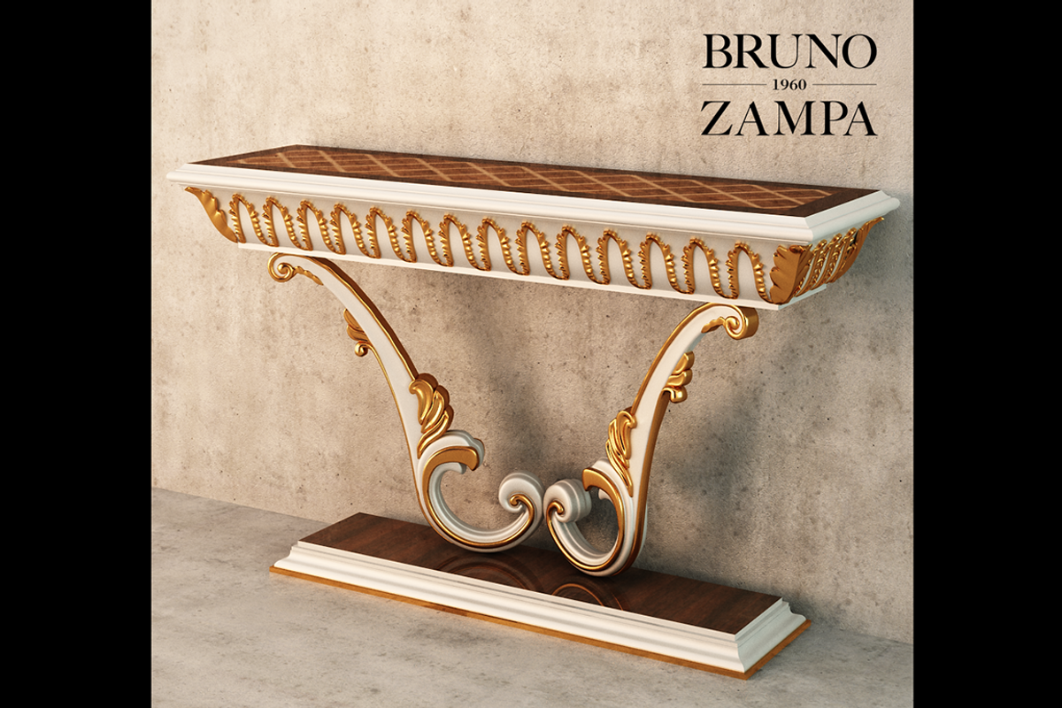 Console Bruno Zampa Ginevra, a Furniture 3D Model by Kuzavok