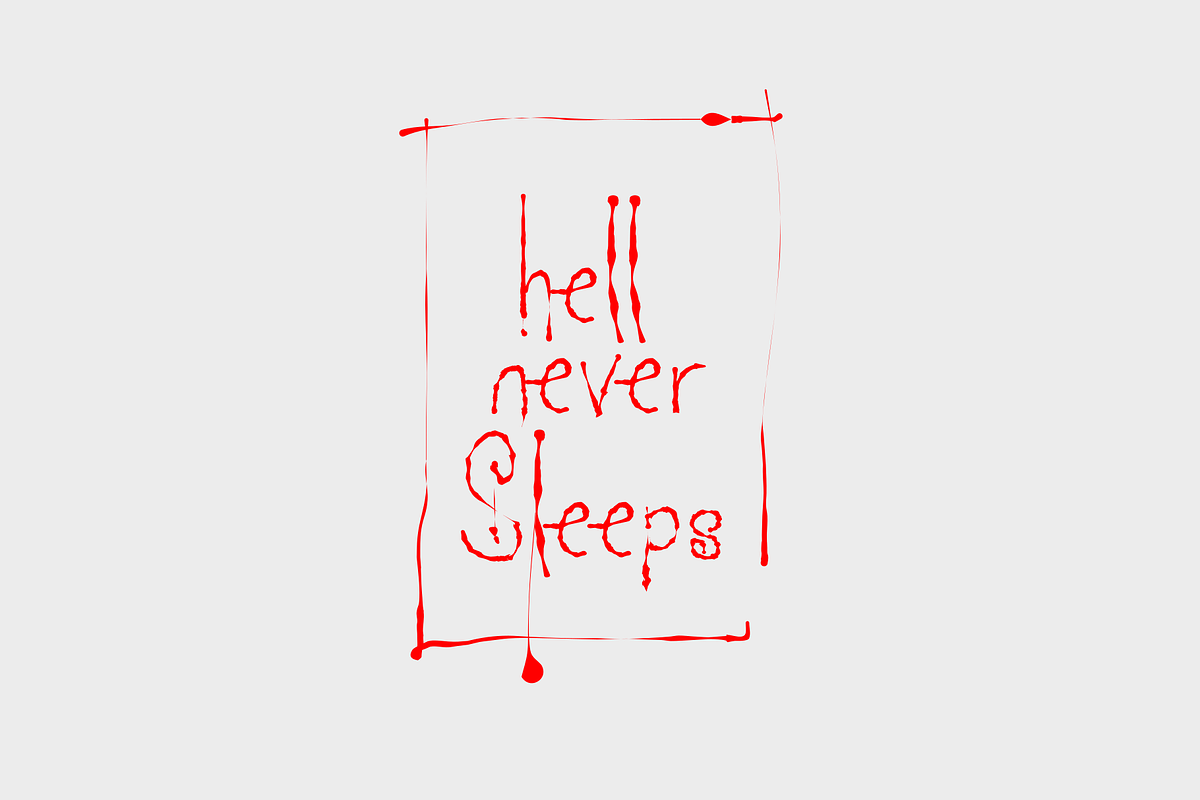 Hauntink - Horror Bleed Ink Font, a Handwritten Font by Gittype (Photo 5 of 7)