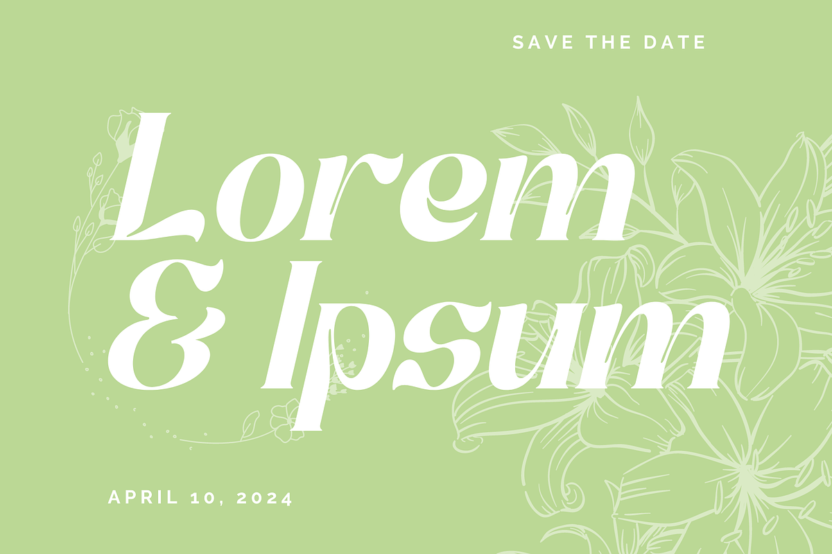 Posisy - Luxurious Serif Font, a Serif Font by Pikgura (Photo 7 of 8)