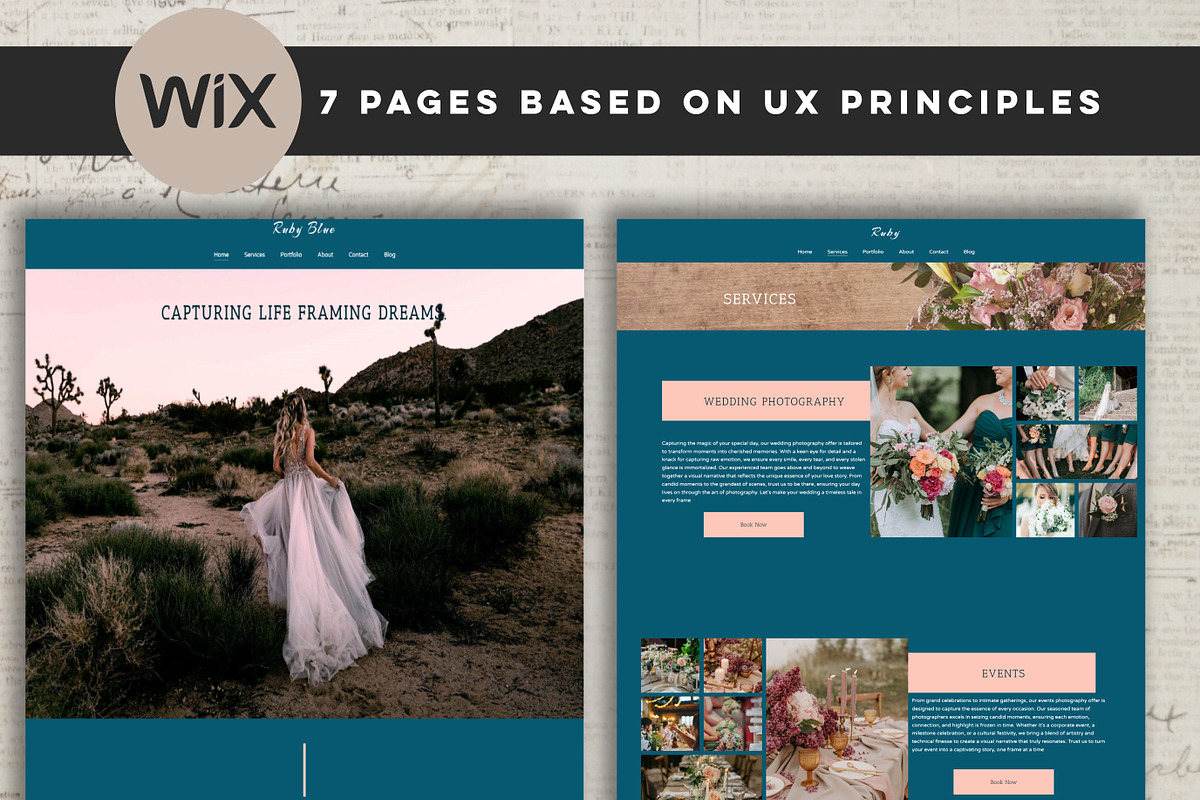 Wix Photography Website Template, a Wix Template by Design House (Photo 4 of 10)