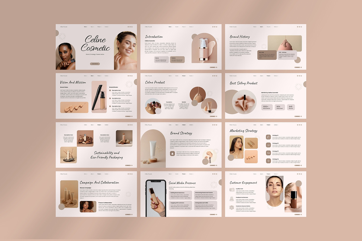 Celine - Brand Strategy, a Presentation Template by FIBRINOSÄ (Photo 2 of 2)