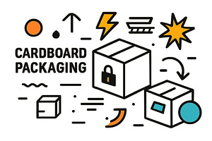 Vector illustration of cardboard, an Illustration by ZinetroN