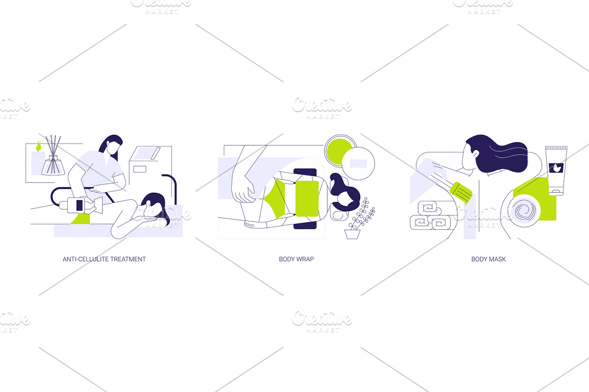 Body care isolated cartoon vector, a Person Illustration by Visual Generation