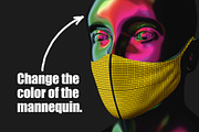 Face Mack NEW trand, a Mask Mockup by Radmila (Thumbnail 3 of 11)