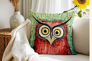 Mixed Media Abstract Winter Animals, an Animal Illustration by PrintHaven Designs (Thumbnail 9 of 9)