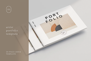 Artist Portfolio Template Canva