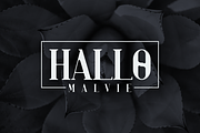 Hallo Malvie - Font, a Serif Font by artchiles_design (Thumbnail 3 of 5)