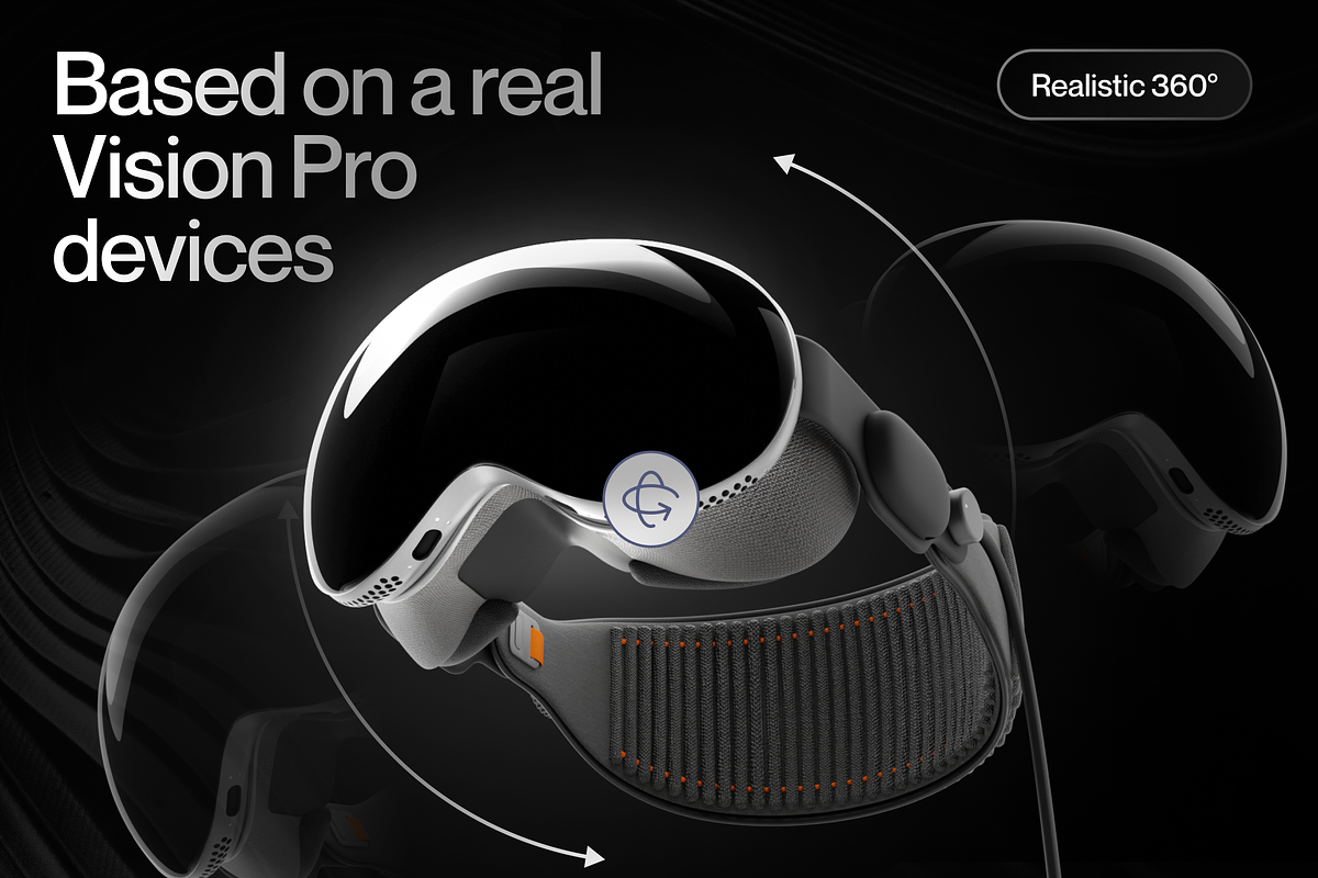 Apple 3D Vision Pro, an Object 3D Model by Illustraly Design (Photo 6 of 8)