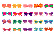 Sunglasses Set, a Decorative Illustration by ananastya (Thumbnail 2 of 3)