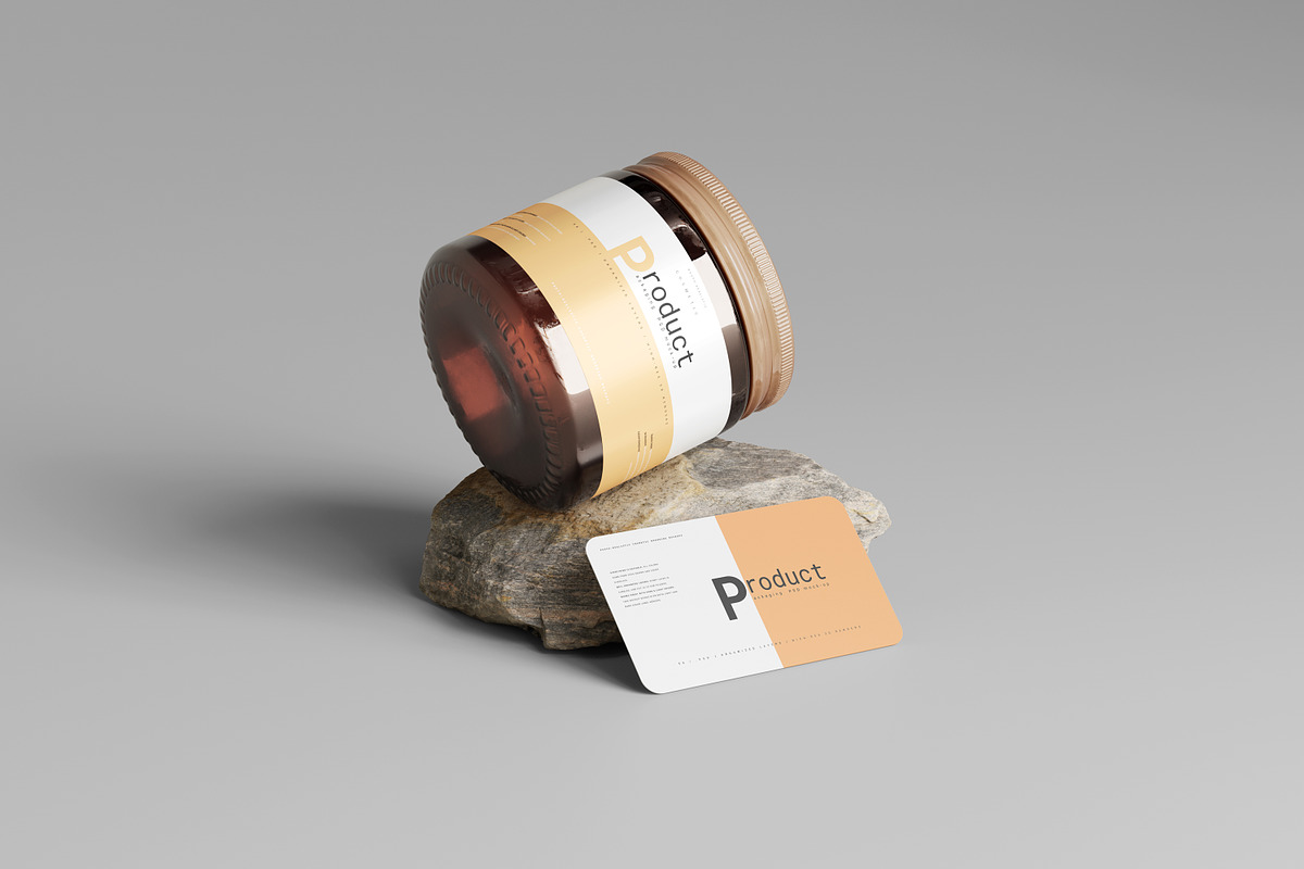 Jar Mockup, a Cups & Container Mockup by pmvch (Photo 6 of 10)