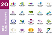 20 Logo Bank Templates Bundle, a Branding & Logo Template by Friendesigns (Thumbnail 1 of 21)