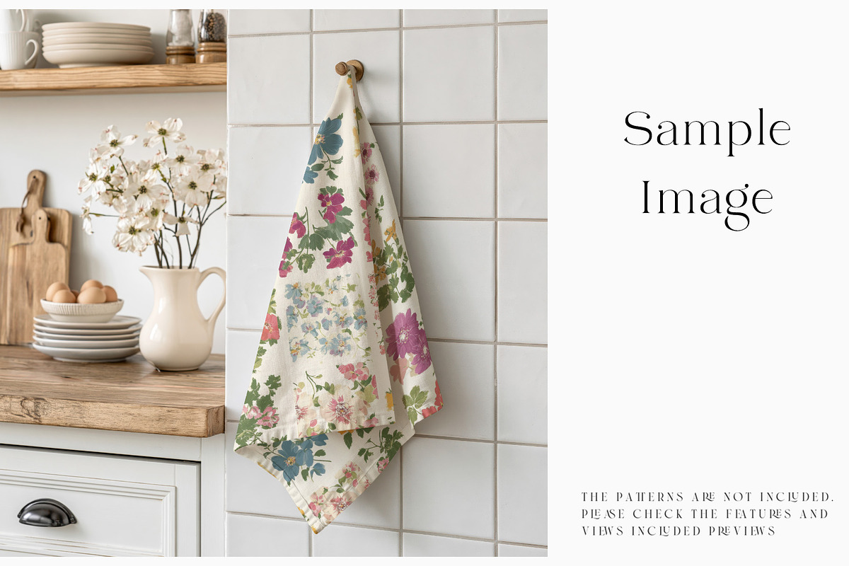 Kitchen Towel Mockups, a Household Mockup by mock-ups (Photo 5 of 13)