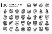 3,600 Icons x3 Styles, an Outline Icon by monkik (Thumbnail 116 of 299)