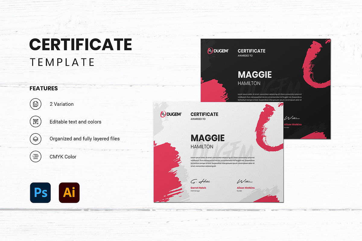 Certificate - Dugem 2, a Templates & Theme by Themes Awesome (Photo 1 of 3)