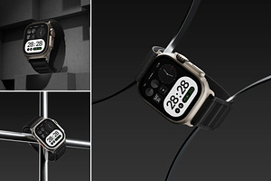 Smartwatch Mockup, a Wearable Device Mockup by Brand Earth