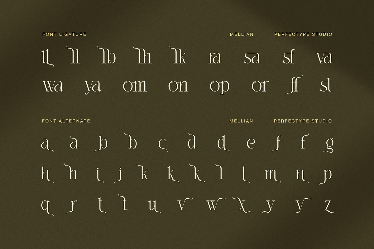 Mellian – Elegant Serif Font, a Serif Font by Perfectype (Photo 8 of 8)