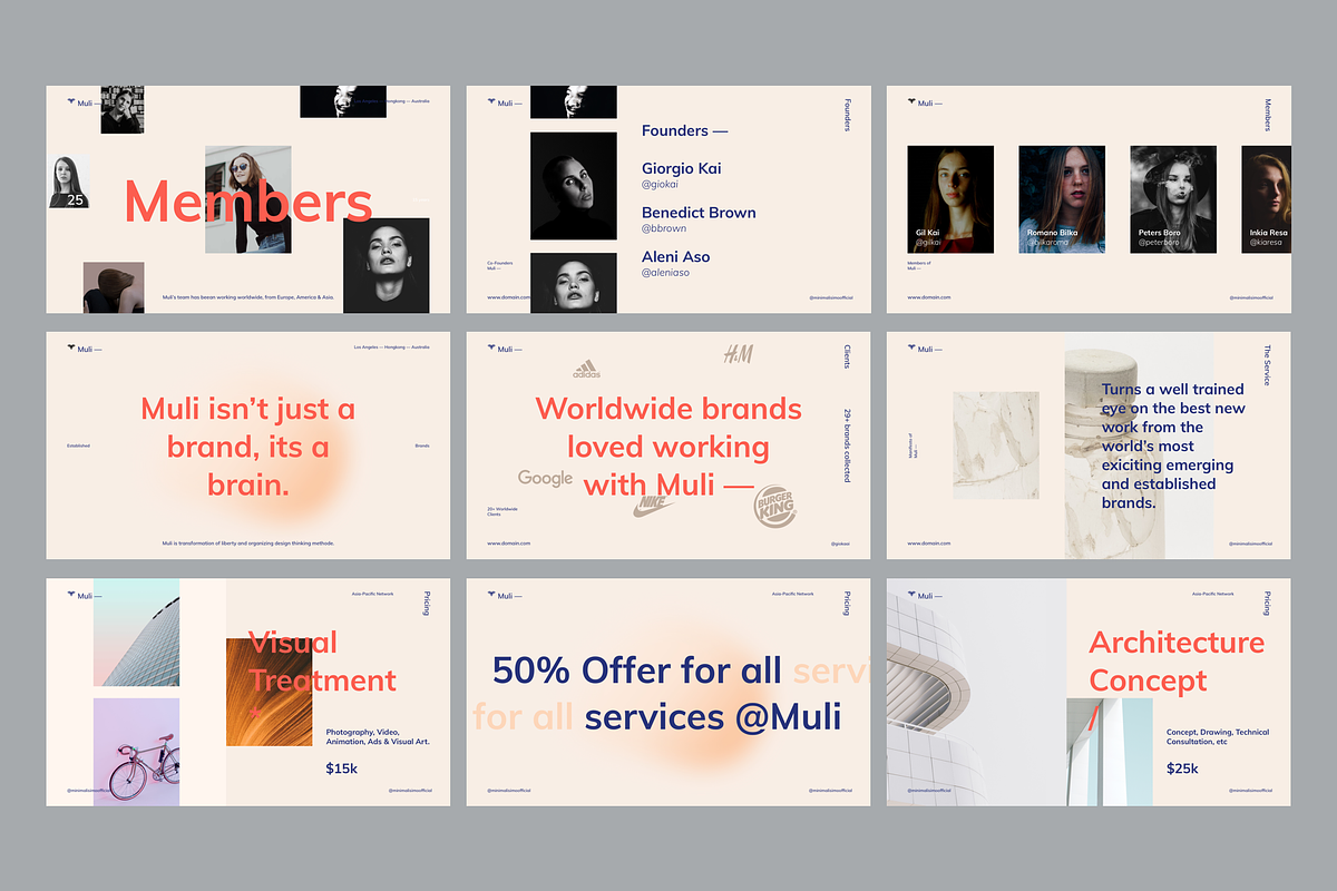 Muli - Minimalist Presentation, a Presentation Template by Biro AMDS (Photo 3 of 15)